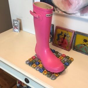 Hunter- Original bubble gum pink rain boots